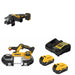 DeWalt DCG410VSB 20V MAX Grinder Kit W/ DCS379B Band Saw and FREE DCB205-2C Battery Kit
