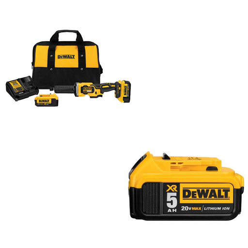 DeWalt DCG426M2 20V Max Die Grinder Kit W/ FREE DCB205 20V MAX Battery Pack