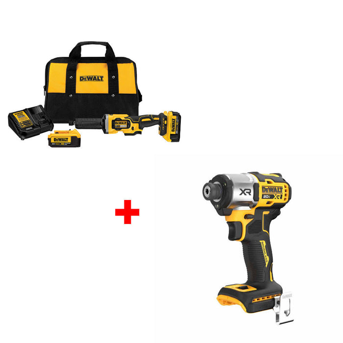 DeWalt DCG426M2 20V Max Die Grinder Kit W/ FREE DCF845B 20V MAX XR Impact Driver