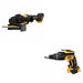 DeWalt DCG440B 60V MAX 7 in. Grinder W/ DCF630B Drywall Screwgun