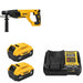 DeWalt DCH133B Rotary Hammer Kit W/ FREE DCB205-2 Batteries and FREE DCB1104 Charger