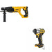 DeWalt DCH133B 20V MAX XR 1 in. D-Handle Rotary Hammer W/ DCF845B 3-Speed Impact Driver