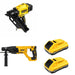 DeWalt DCN930B 30-Degree Framing Nailer W/ DCB2104-2 and DCH133B D-Handle Rotary Hammer