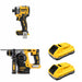 DeWalt DCH273B 20V MAX 1 in. SDS-Plus Rotary Hammer W/ DCB2104-2 and DCF860B Impact Driver
