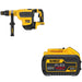 DeWalt DCH614B 60V MAX 1-3/4" Rotary Hammer w/ FREE DCB609 20V/60V MAX Battery