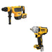 DeWalt DCH735X2 SDS MAX Rotary Hammer Kit W/ FREE DCF891B Impact Wrench