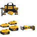 DeWalt DCK2100P2 20V Max 2-Tool Combo Kit W/ 20V Battery-4Pk & FREE Cut-Out Tool