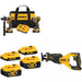 DeWalt DCK2100P2 20V MAX 2-Tool Combo Kit W/ DCB324-4 20V Battery-4Pk & FREE Saw