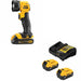 DeWalt DCB205-2C 20V MAX 5.0Ah Battery Starter Kit W/ DCL040 LED Flashlight