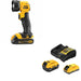 DeWalt DCB245-2C 20V MAX 4.0Ah and 5.0Ah Battery Starter Kit W/ DCL040 LED Flashlight