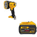 DeWalt DCB609 FLEXVOLT 20V/60V MAX 9.0Ah Battery W/ DCL043 LED Spotlight