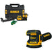 DEWALT DCLE34030G 20V/12V Laser Kit W/ FREE DCW210B 20V MAX* XR Orbital Sander