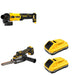 DeWalt DCB2104-2 20V MAX XR POWERPACK 4Ah Battery 2-Pack W/ DCM200B Bandfile Sander and DCG407B