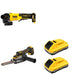 DeWalt DCB2104-2 20V MAX XR POWERPACK 4Ah Battery 2-Pack W/ DCM200B Bandfile Sander and DCG408B