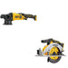 DeWalt DCM848B 20V MAX XR 5 in. Random Orbit Polisher W/ DCS565B 6-1/2 in. Circular Saw
