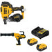 DeWalt DCN45RNB Roofing Nailer Kit W/ DCE560B Caulking Gun and FREE DCB205-2C Battery Kit