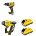 DeWalt DCN920B 20V MAX XR 21-Degree Framing Nailer W/ DCB2104-2 and DCD806B Hammer Drill