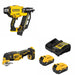 DeWalt DCN920B 20V MAX XR Nailer Kit W/ DCS356B Multi-Tool and FREE DCB205 Battery Kit