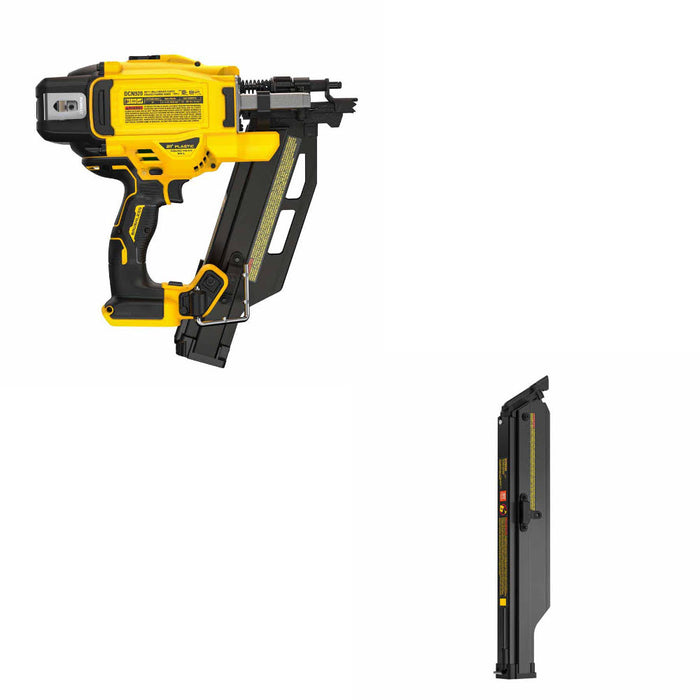 DeWalt DCN920B 20V MAX XR 21° Nailer (Tool Only) W/ FREE DZN930 30° Magazine