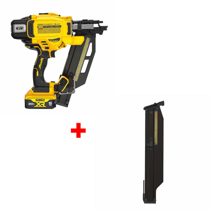 DeWalt DCN920P1 20V MAX XR 21° Nailer Kit W/ FREE DZN920 21° Extended Magazine