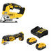 DeWalt DCS334B Jig Saw Kit W/ DCS356B Multi-Tool and FREE DCB205-2C Battery Kit