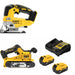 DeWalt DCS334B Jig Saw Kit W/ DCW220B Belt Sander and FREE DCB205 Battery Kit