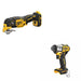 DeWalt DCS356B 20V MAX XR 3-Speed Oscillating Multi-Tool W/ DCF845B 3-Speed Impact Driver