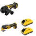 DeWalt DCB2104-2 20V MAX XR POWERPACK 4Ah Battery 2-Pack W/ DCG402B Angle Grinder and DCS356B