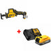 DeWalt DCS369B 20V MAX Recip Saw W/ FREE DeWalt DCBP034C 20V MAX Starter Kit