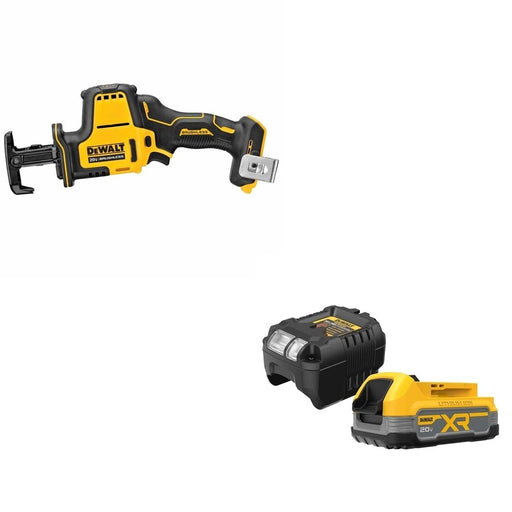 DeWalt DCS369B 20V MAX Recip Saw W/ FREE DeWalt DCBP034C 20V MAX Starter Kit
