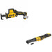 DeWalt DCF510B 20V MAX XR Sealed Head Ratchet W/ DCS369B One-Handed Recip Saw