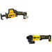 DeWalt DCG407B 20V MAX 4-1/2 in. Slide-Switch Grinder W/ DCS369B One-Handed Recip Saw