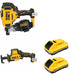 DeWalt DCN45RNB 20V MAX 15-Degree Roofing Nailer W/ DCB2104-2 POWERPACK 4Ah 2-Pack and DCS369B