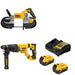 DeWalt DCS374B Band Saw Kit W/ DCH263B Rotary Hammer and FREE DCB205-2C Battery Kit