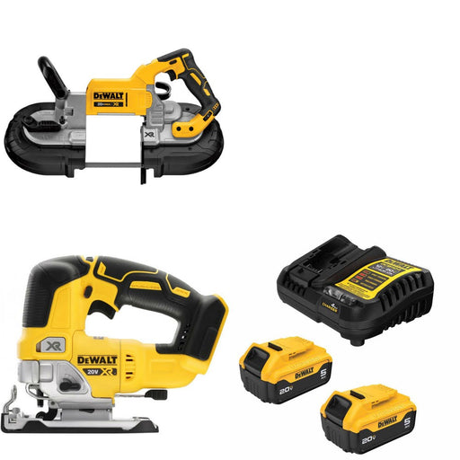 DeWalt DCS374B Band Saw Kit W/ DCS334B Jig Saw and FREE DCB205 Battery Kit