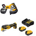 DeWalt DCS376B Bandsaw Kit W/ DCS356B Multi-Tool and FREE DCB205-2C Battery Kit