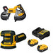 DeWalt DCS376B Bandsaw Kit W/ DCW210B Sander and FREE DCB205 Battery Kit