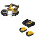 DeWalt DCS378B 20V 3-1/4" Band Saw, Bare W/ DCB205-2C 20V MAX 5Ah Battery Kit