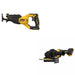 DeWalt DCG440B 60V MAX 7 in. Grinder W/ DCS382B Reciprocating Saw