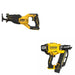 DeWalt DCN920B 20V MAX XR 21-Degree Framing Nailer W/ DCS382B Reciprocating Saw