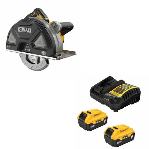DeWalt DCS383B Metal Cutting Circular Saw Kit W/ FREE 5Ah Battery Kit