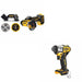 DeWalt DCF845B 20V MAX XR 1/4 in. 3-Speed Impact Driver W/ DCS438B 3 in. Cut-Off Tool