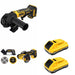 DeWalt DCB2104-2 POWERPACK 4Ah 2-Pack W/ DCG402B Angle Grinder and DCS438B 3 in. Cut-Off Tool