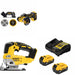 DeWalt DCS438B 20V MAX Cut-Off Tool Kit W/ DCS334B Jig Saw and FREE DCB205 Battery Kit