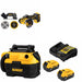 DeWalt DCS438B 20V MAX Cut-Off Tool Kit W/ DCV581H Wet-Dry Vacuum and FREE DCB205-2C Battery Kit