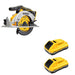 DeWalt DCB2104-2 20V MAX XR POWERPACK 4Ah Battery 2-Pack W/ DCS565B 6-1/2 in. Circular Saw