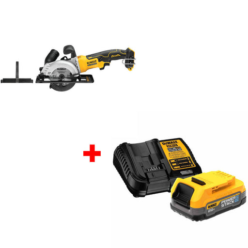 DeWalt DCS571B 20V MAX Circ Saw W/ FREE DeWalt DCBP034C 20V MAX Starter Kit