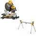 DeWalt DCS781B 60V MAX Double Bevel Sliding Miter Saw W/ DWX723 Miter Saw Stand