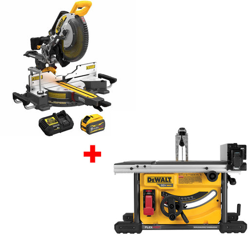 DeWalt DCS781X1 60V MAX 12" Miter Saw Kit W/ DCS7485B 60V MAX FlexVolt Saw, Bare