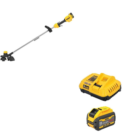 DeWalt DCB609C FLEXVOLT 20V/60V MAX 9.0Ah Battery Starter Kit W/ DCST925M1 String Trimmer Kit
